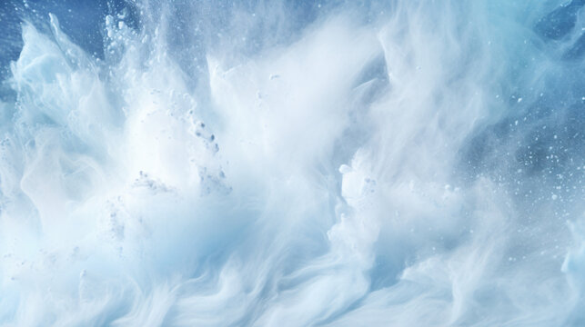Abstract powder splatted background Freeze