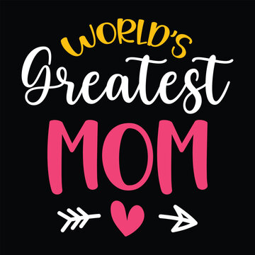 Happy Mother's day shirt design print template