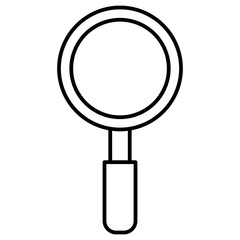 magnifying glass icon vector