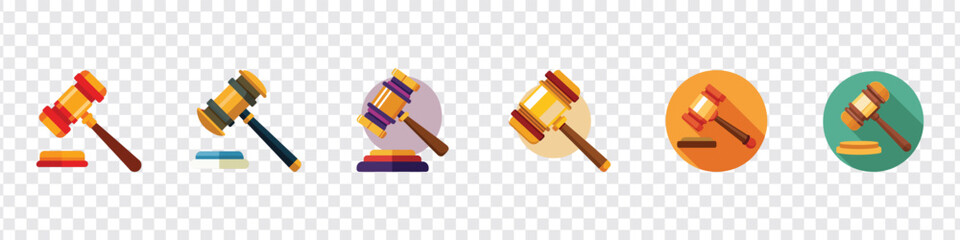 judge gavel icon, Law Icon, Gavel icon vector. Hammer symbol vector, Judge gavel flat vector icon, silhouette. Court symbol. Judge Wood Hammer, Hammer judge icon - obrazy, fototapety, plakaty