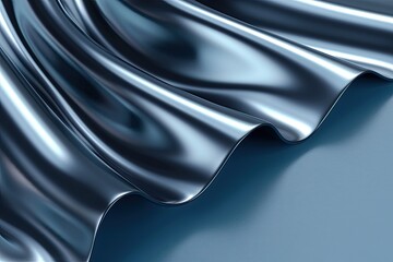 wave crumpled material, shiny, glographic, abstract wallpaper