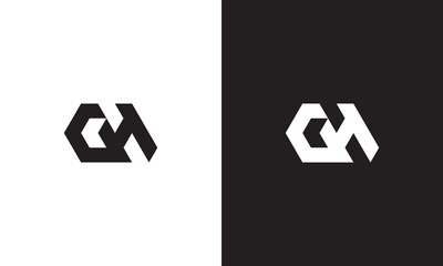 Obraz premium GH logo, monogram unique logo, black and white logo, premium elegant logo, letter GH Vector minimalist 
