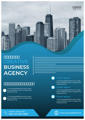 creative agency flyer design