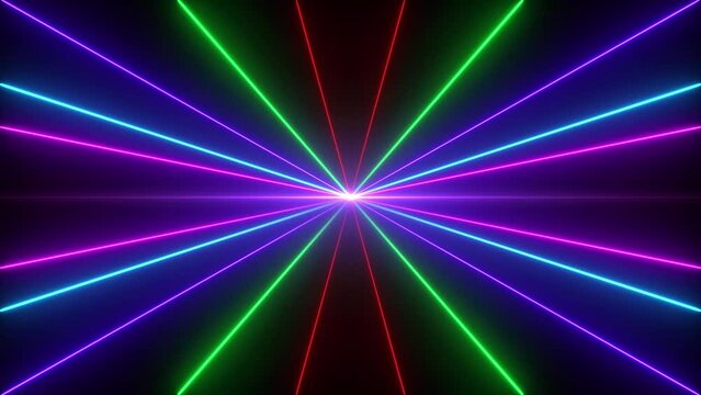 colorful laser light