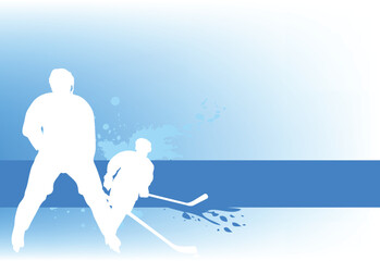 Ice hockey background
