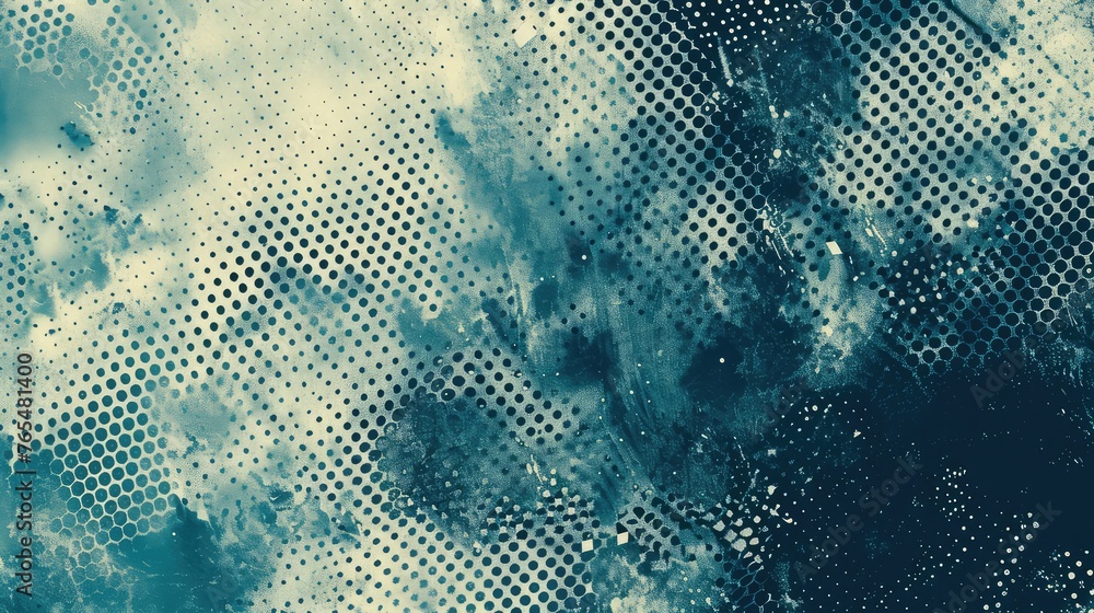 Poster abstract halftone grunge texture: a dynamic and versatile background image