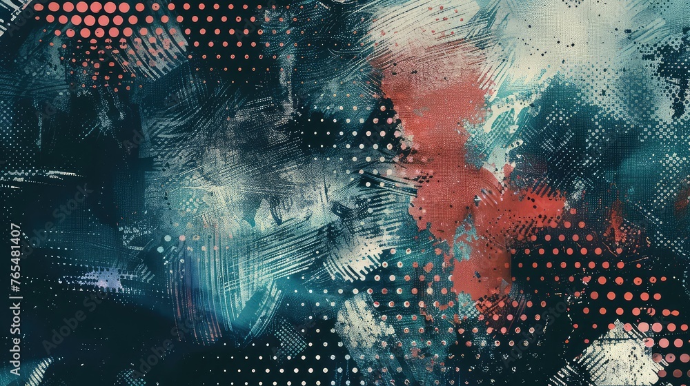 Poster abstract halftone grunge texture: a dynamic and versatile background image