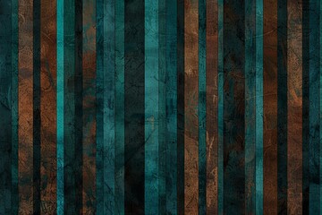 Teal strips and dark brown stripes wallpaper design