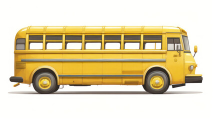Obraz na płótnie Canvas school bus yellow or school bus isolated 