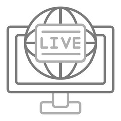 Obraz premium Global Broadcasting Icon