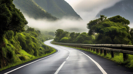 road to the mountains.