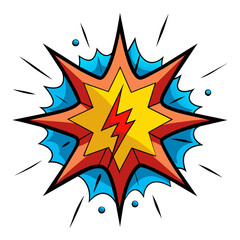 Comic Bam Splash Vector Illustration