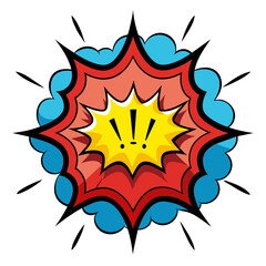 Comic Bam Splash Vector Illustration