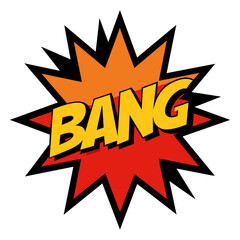 Comic Bang Splash Vector Illustration