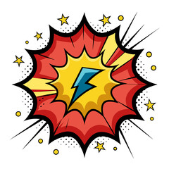 Comic Crunch Splash Vector Illustration