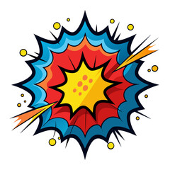 Comic Crunch Splash Vector Illustration