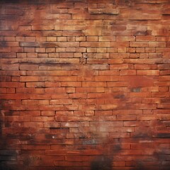 The brown brick wall makes a nice background for a photo