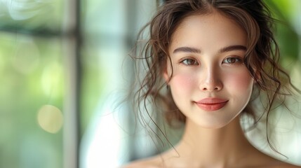 Asian young woman beauty concept. - obrazy, fototapety, plakaty