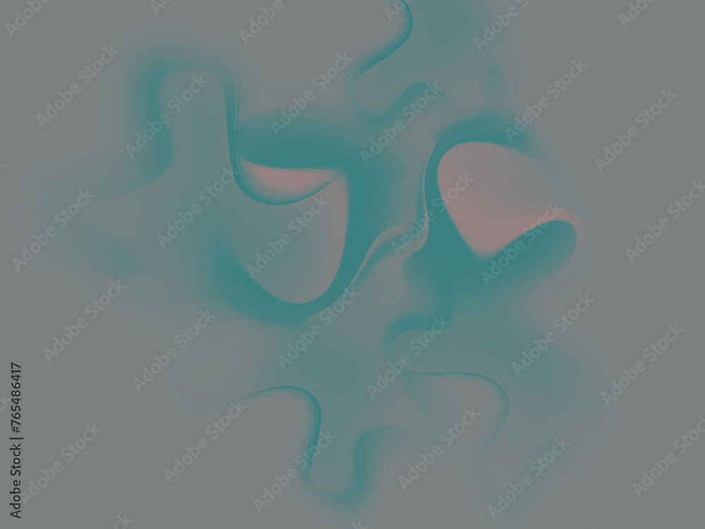 Poster smooth dynamic flowing shapes with copy space. modern creative background design