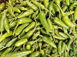 green chili on the market