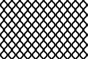 Naklejka premium Geometric seamless patterns. Abstract vector design of wave line for background of design cards, invitations card, wallpaper, wrapping paper. Black wave line. EPS 10 File.