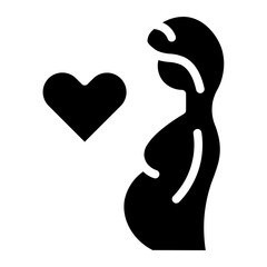 pregnant glyph