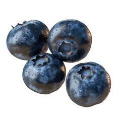 blueberry isolated on transparent background