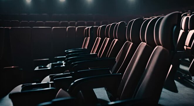 Seats in a cinema.