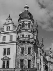 Die Altstadt von Dresden in Sachsen