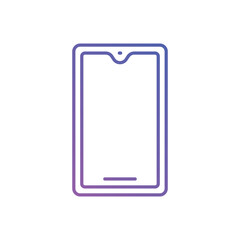 Glyph Gradient Popcorn vector icon