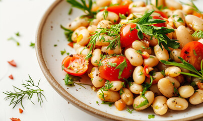 Healthy Beans and Vegetables: Delicious Lunch Delight