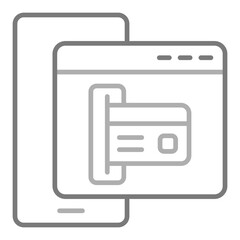 Fototapeta premium Smartphone Payment Icon