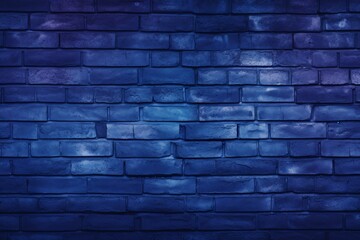 The indigo brick wall makes a nice background for a photo, in the style of free brushwork