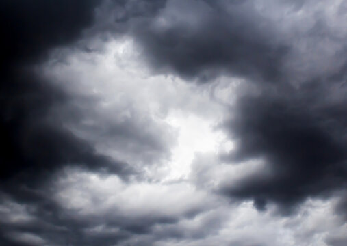 Dark storm clouds before rain