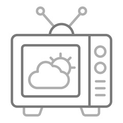 Naklejka premium Weather News Icon