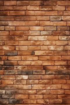 The tan brick wall makes a nice background for a photo, in the style of free brushwork