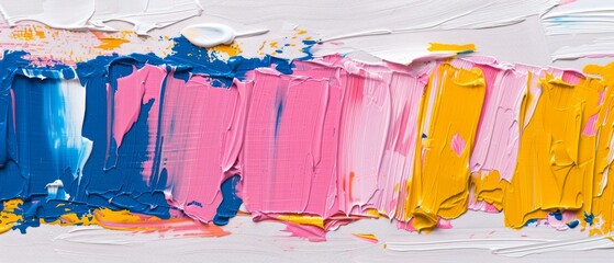  A macro shot of diverse paint hues adorning a wall, surrounded by a centered white item