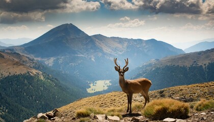 Deer on the Mountain