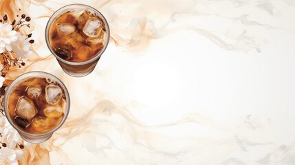 Authentic Vietnamese Coffee Served in Traditional Phin Filter. Customize Your Text Here.
 - obrazy, fototapety, plakaty