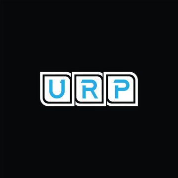 URP letter logo creative design. URP unique desig