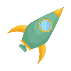 Illustration of rocket 