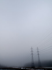 High voltage power line