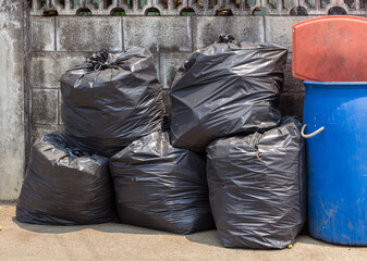 garbage on the street