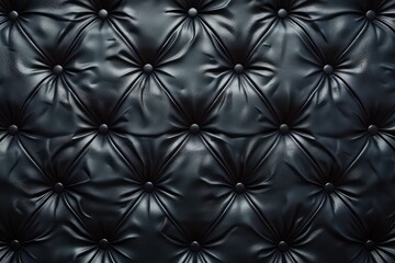 Black leather upholstery pattern.