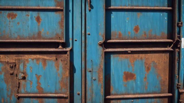 old rusty door