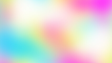 Rainbow colours Blurred transparent gradient background. Transparent png overlay background - 765516491