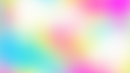 Rainbow colours Blurred transparent gradient background. Transparent png overlay background