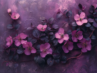 Abstract floral background