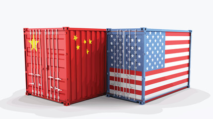United States and China Cargo Containers