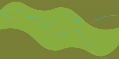 Nature gradient backdrop with bright sunlight. Abstract green blurred background